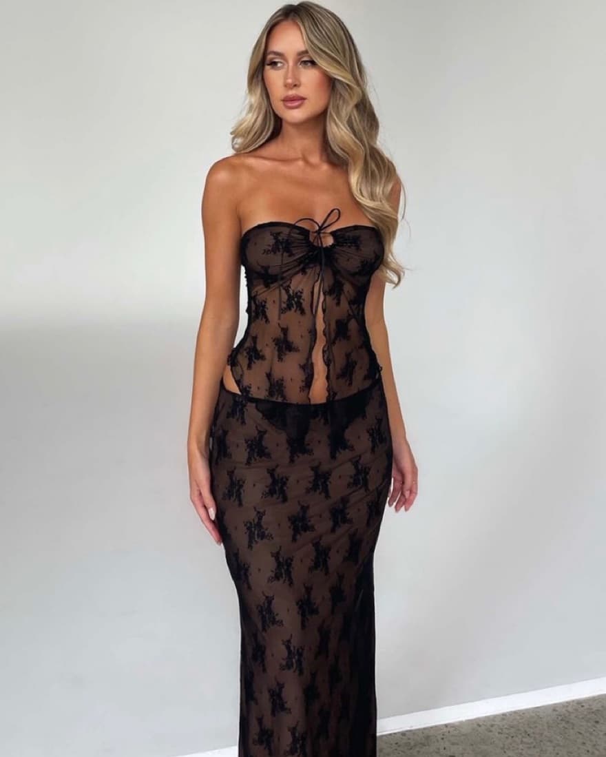 Two Piece Lace Set  - Image 2