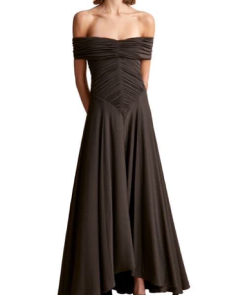 Khaite Brown Gown - Image 1