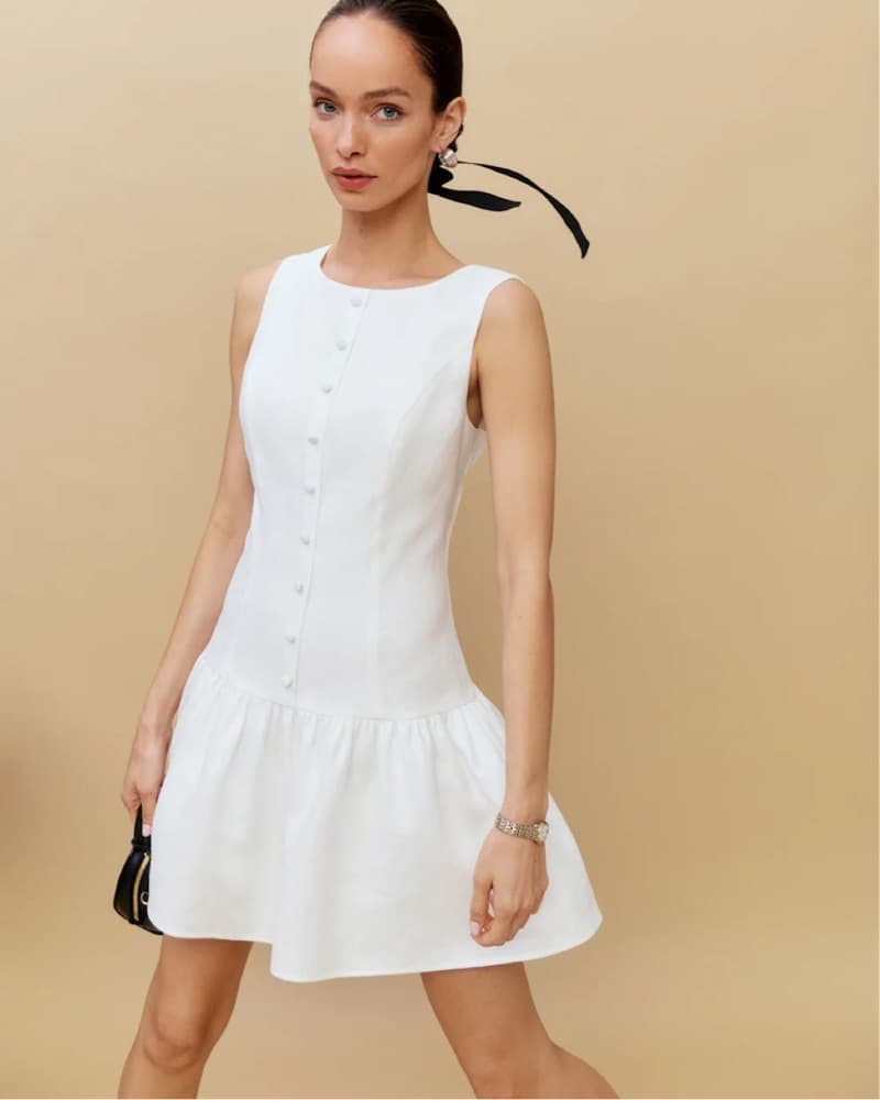 Reformation Keoni Linen Dress - Image 1