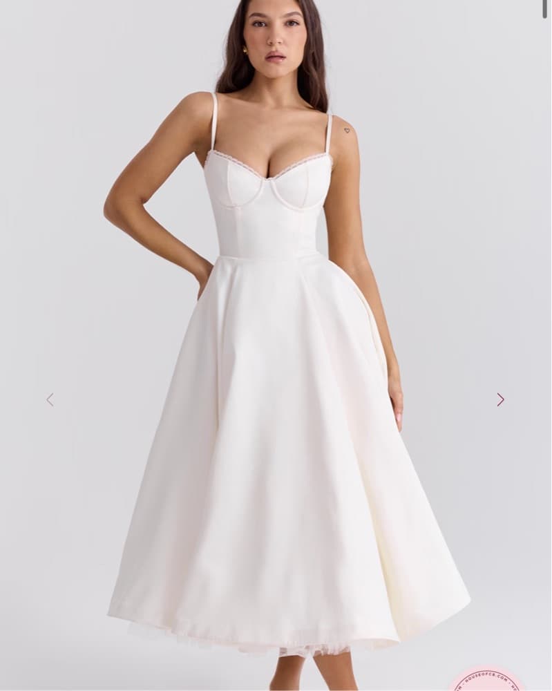 House of CB White Dress - Image 3