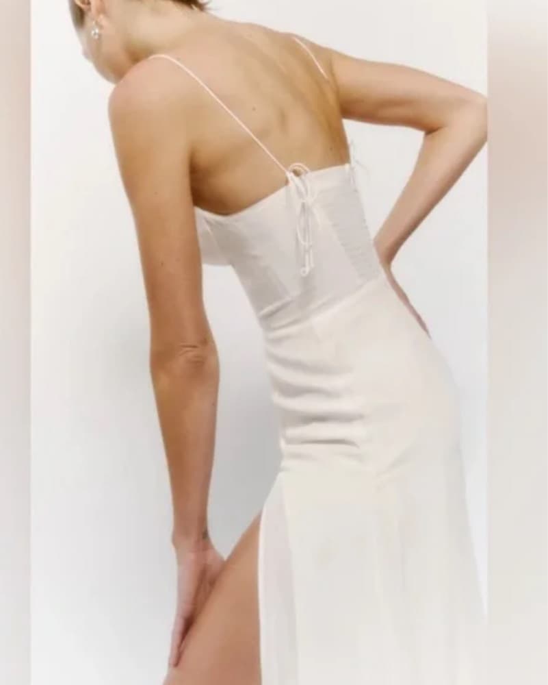 Reformation white juliette dress - Image 2