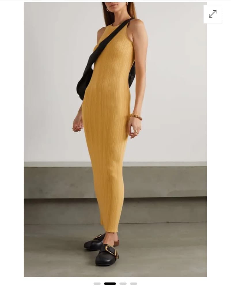Toteme Espera Ribbed Knit Dress - Image 1