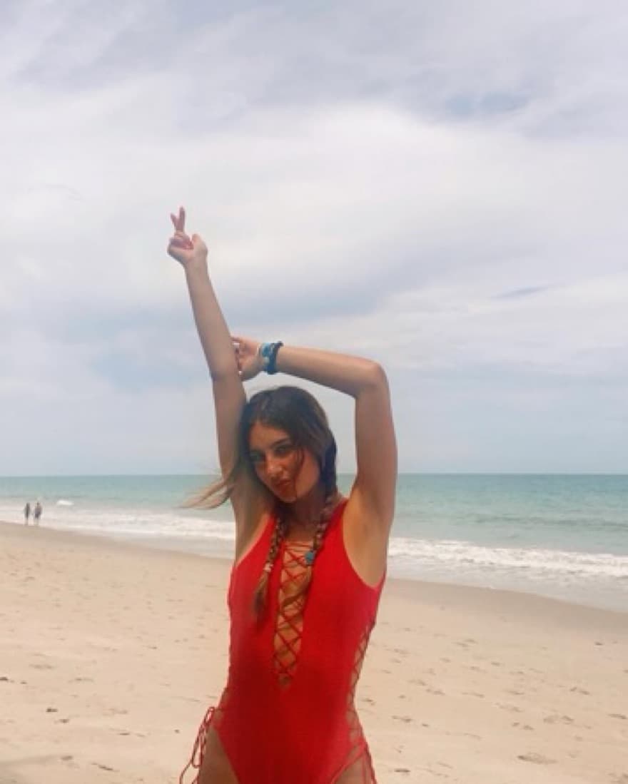 Luli Fama Red Bathing Suit - Image 2
