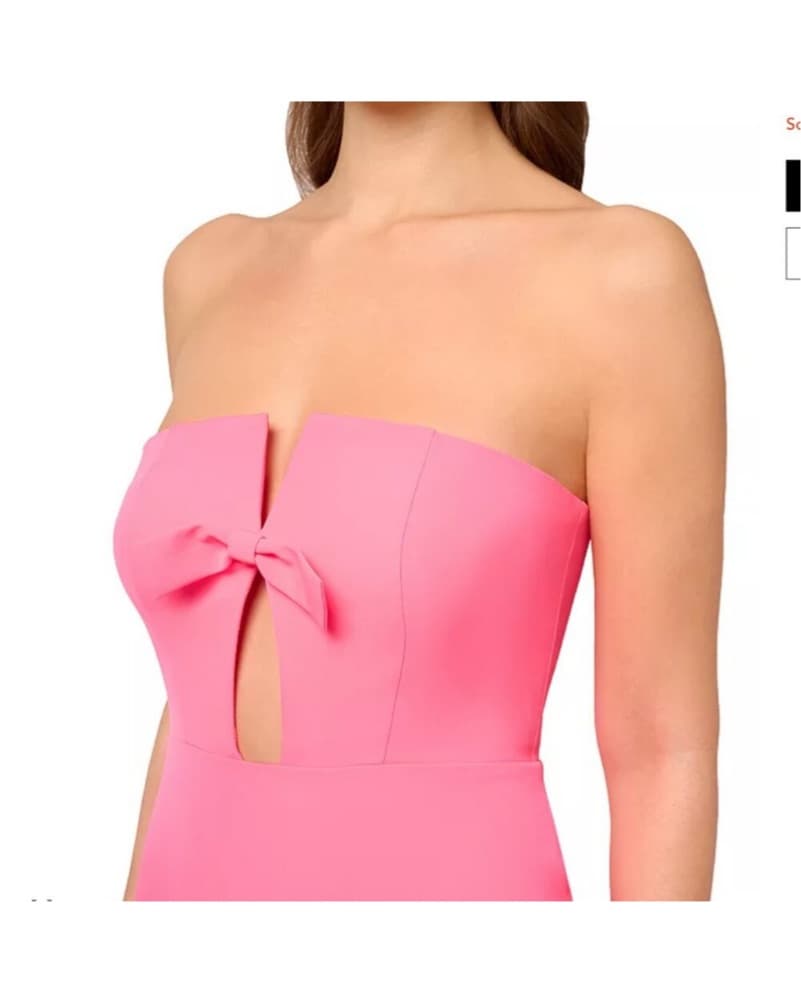 Liv Foster cut Out Bow Column Gown - Image 2