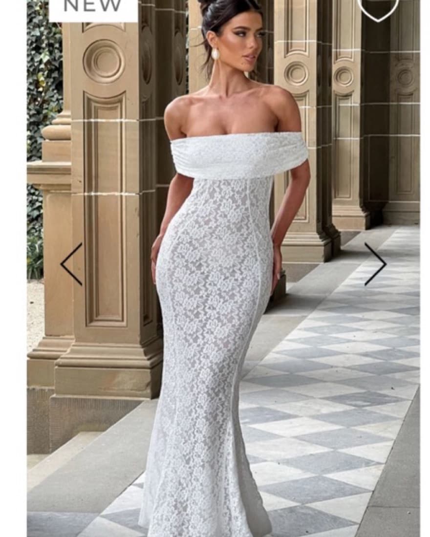 White Lace Dress - Image 1