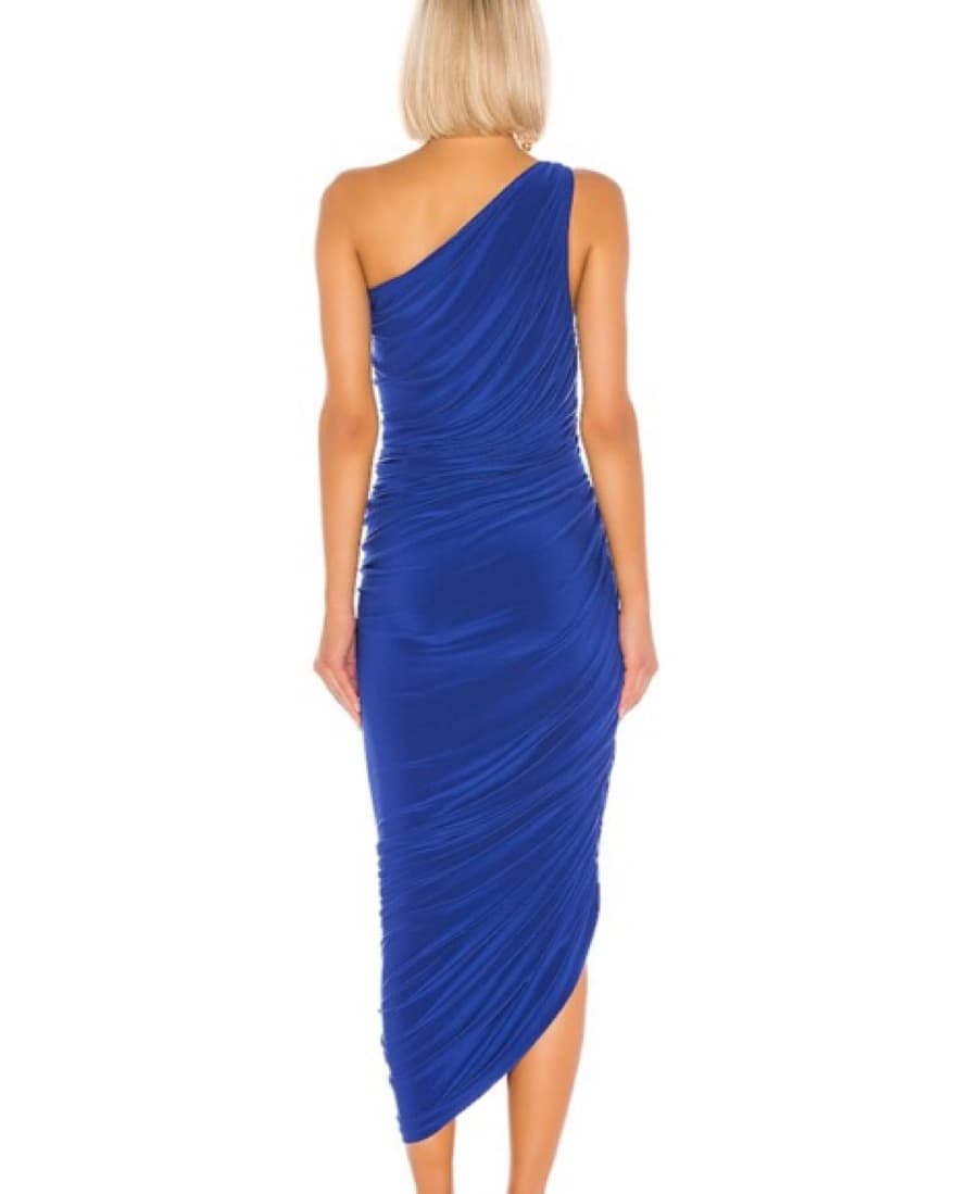 Norma Kamali Blue Diana Dress - Image 2