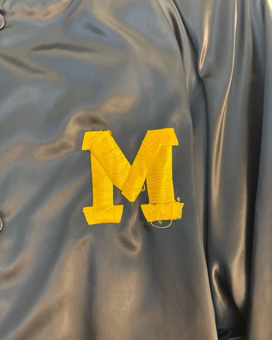 Vintage Michigan Varsity Jacket - Image 2