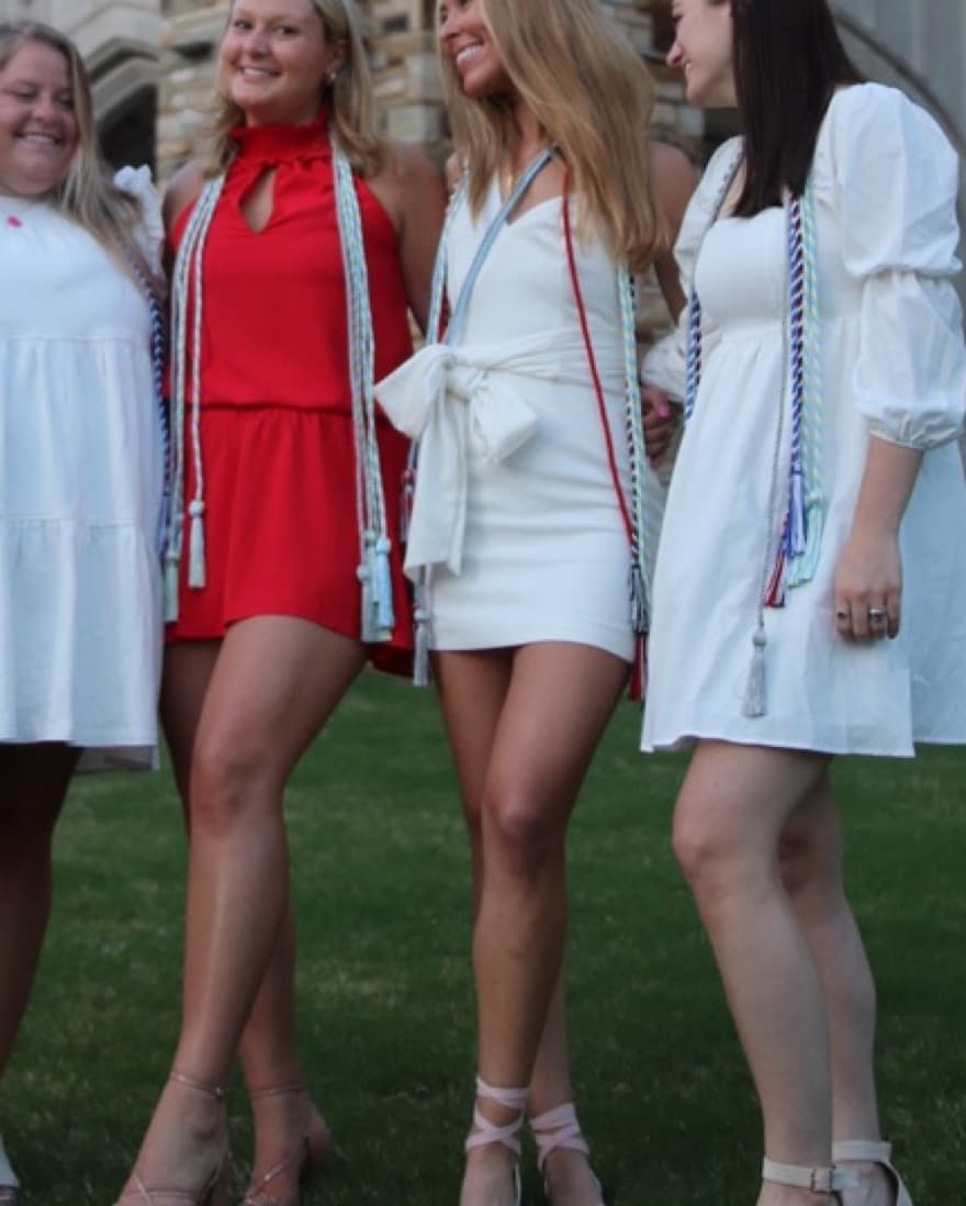 Revolve White Dress With Bow - Image 2
