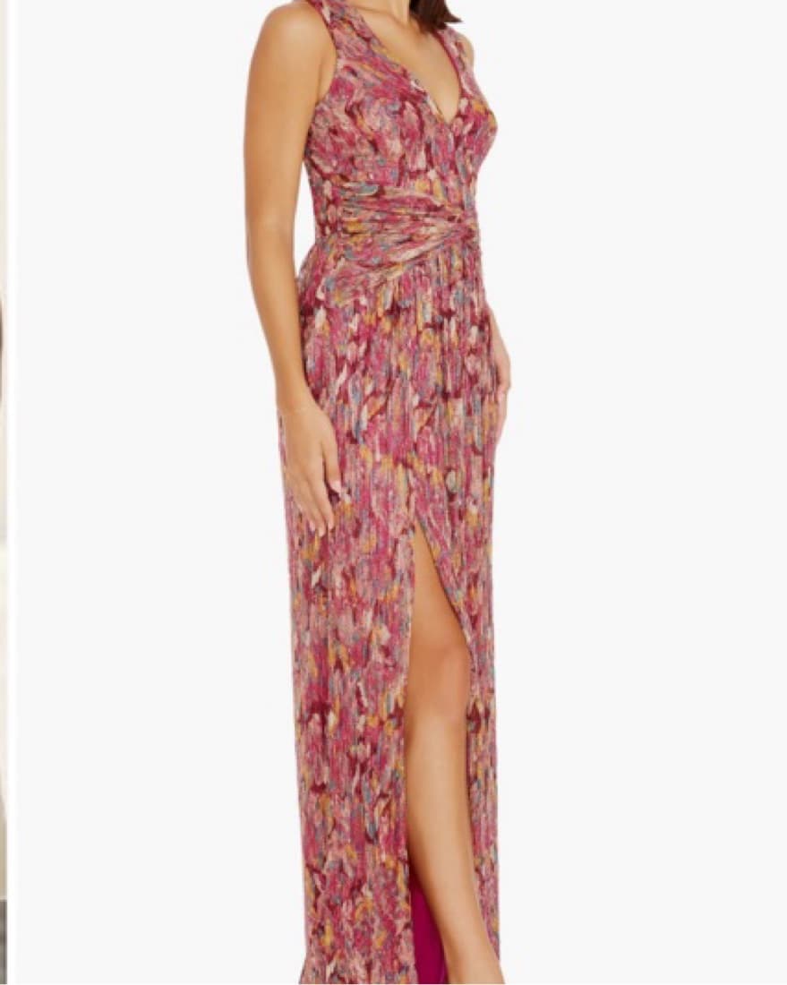 Metallic Sleeveless Gown - Image 1