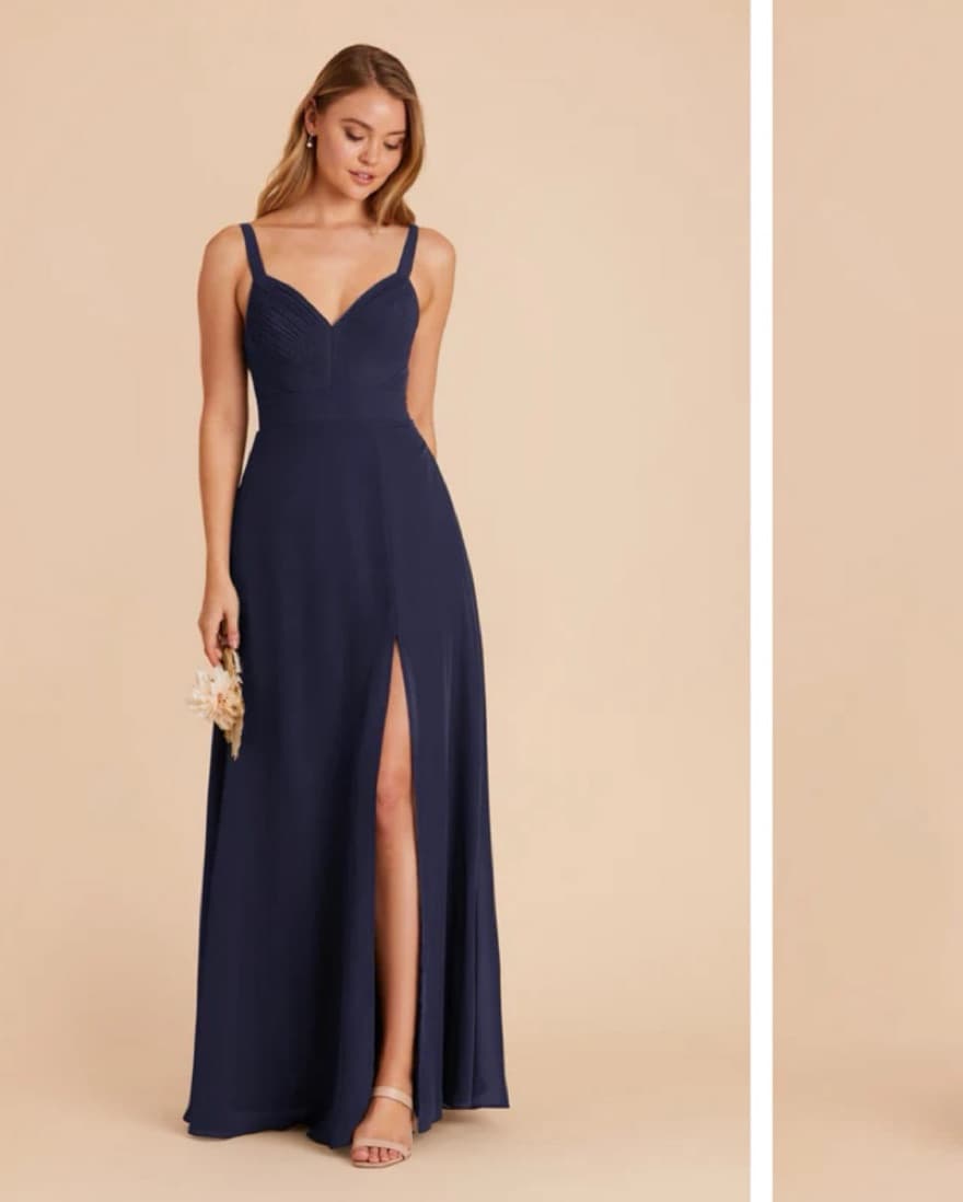 Navy Blue Formal Dress - Image 3