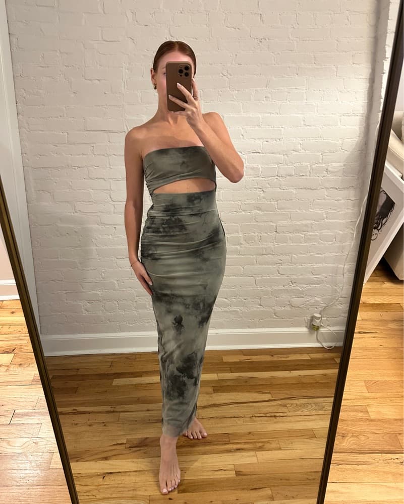 Sage Multi-tone Maxi Dress - Image 1
