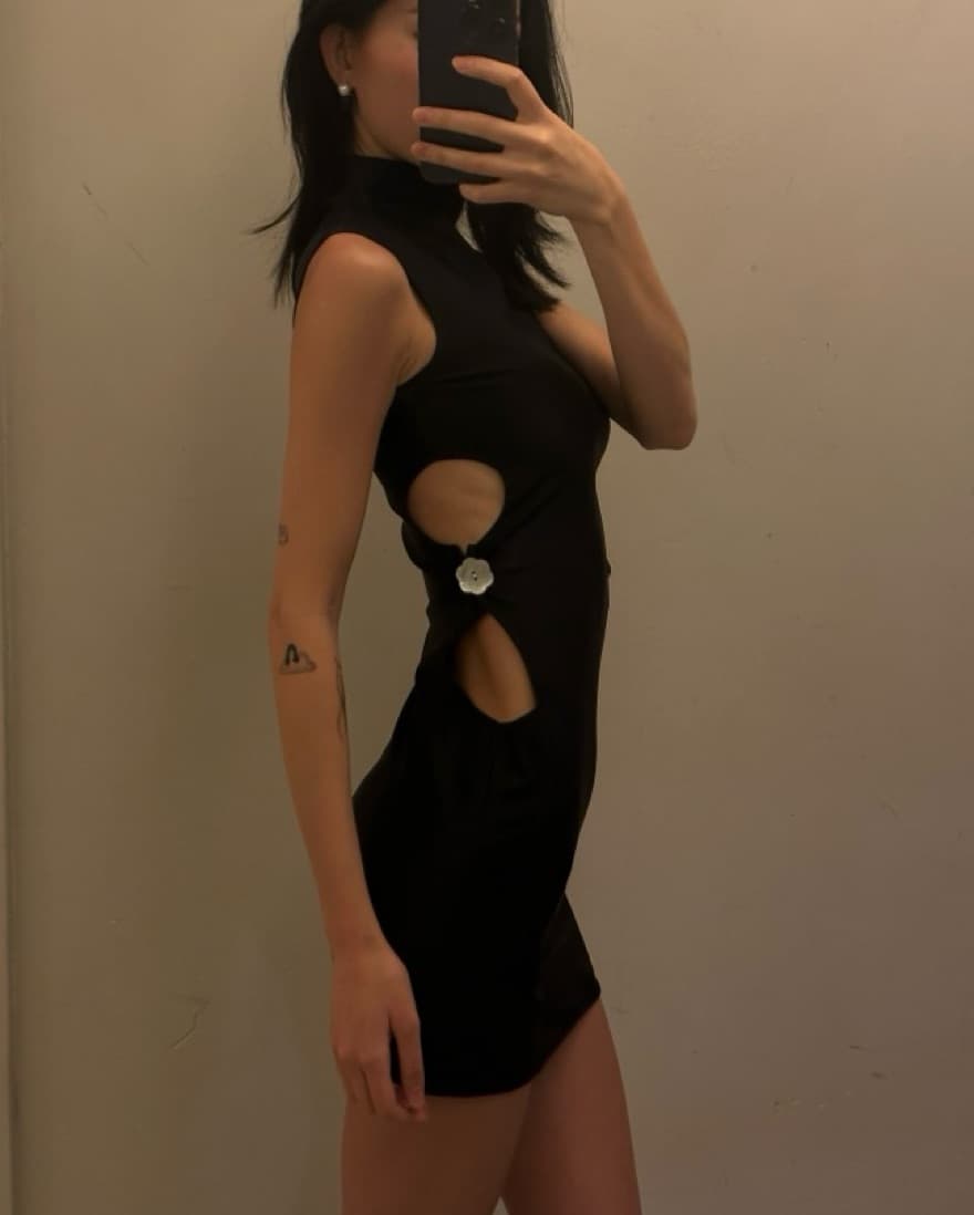 Buci Turtleneck Mini Dress - Image 3