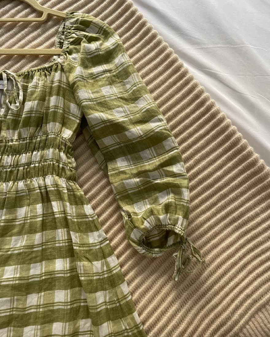 Faithful The Brand, Checkered Long Dress - Image 1