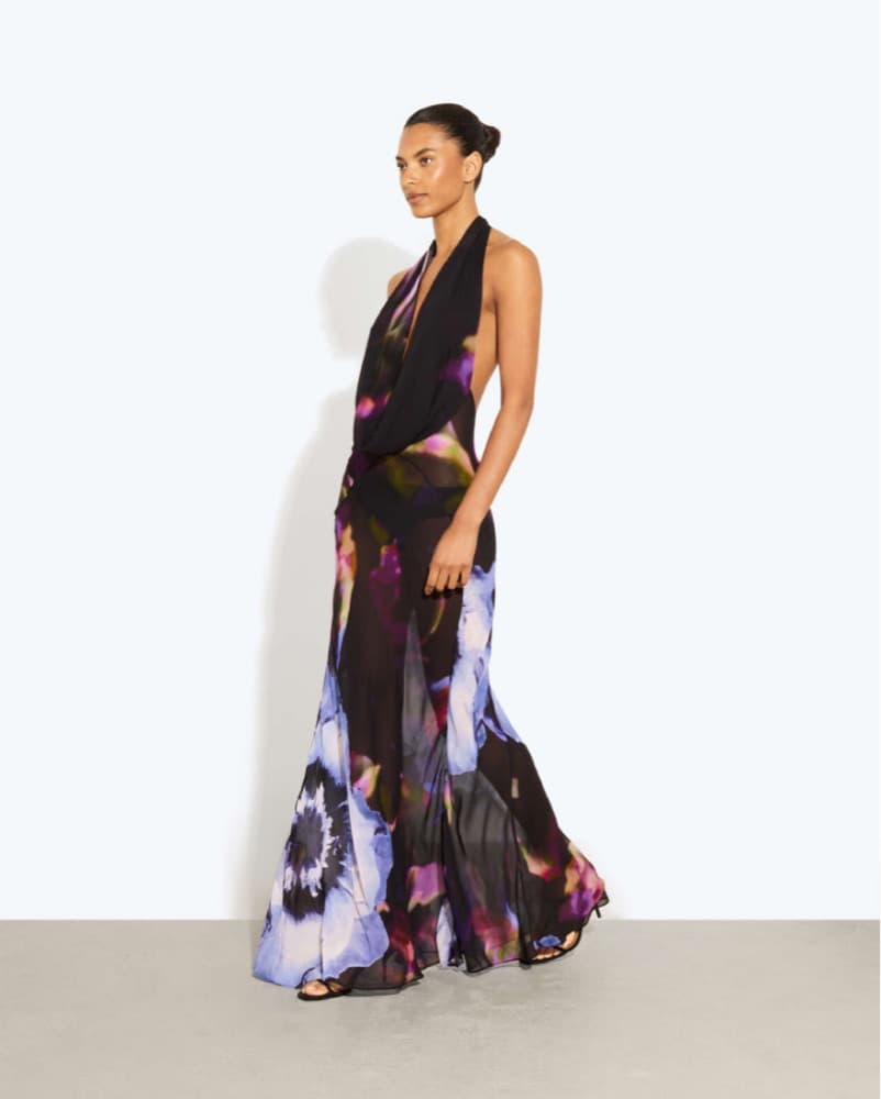 Rat And Boa Floral Viscose Dress  - Image 2