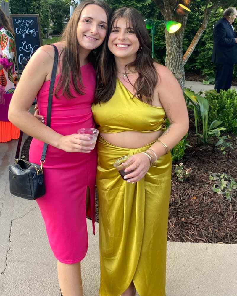 Gold Zara Cut Out Dress - Image 2
