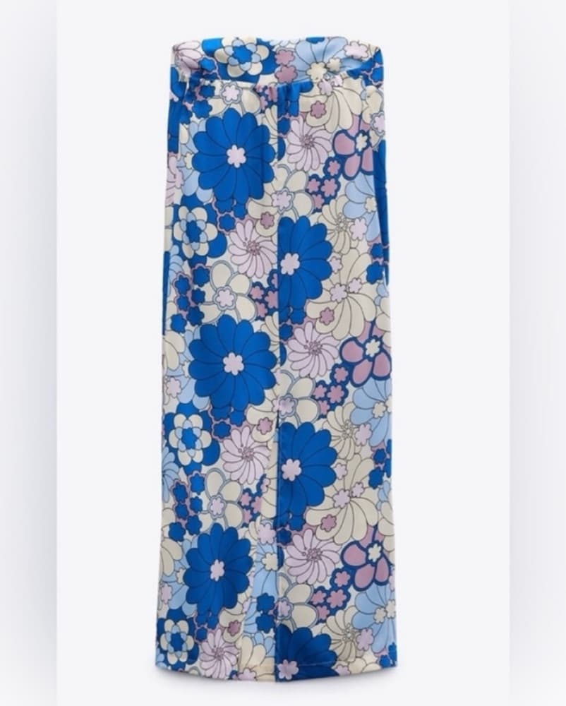 Zara Midi Strapless Dress - Image 2