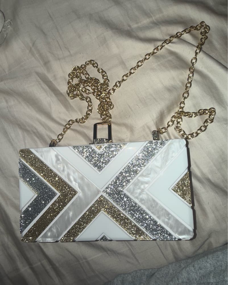 Metallic Clutch Purse - Image 1