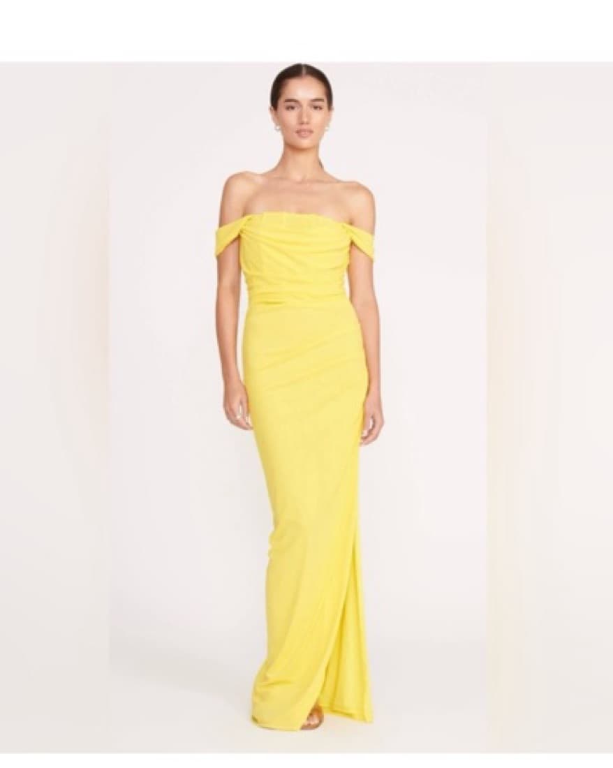 Staud Stormi Gown Yellow - Image 1