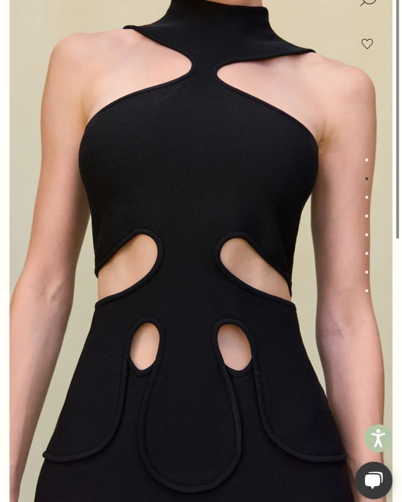 Cult Gaia Lillie Knit Dress In Black - Image 3