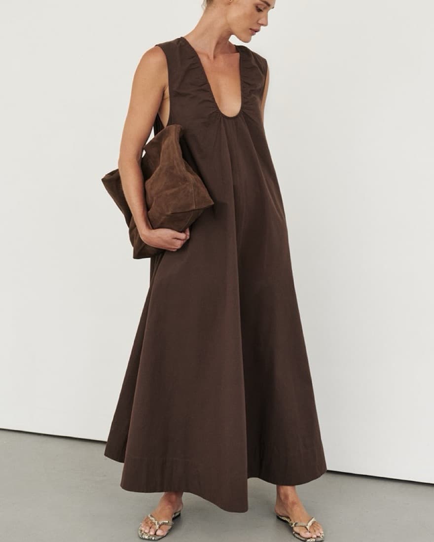 Dissh Gabby Choc Brown Midi Dress XS / 2 - Image 2