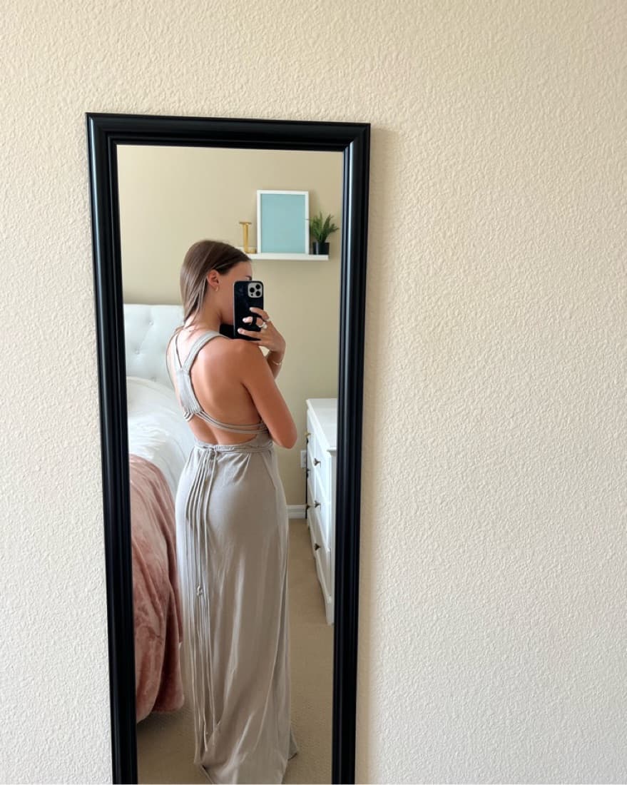 Zara Grey Dress - Image 3