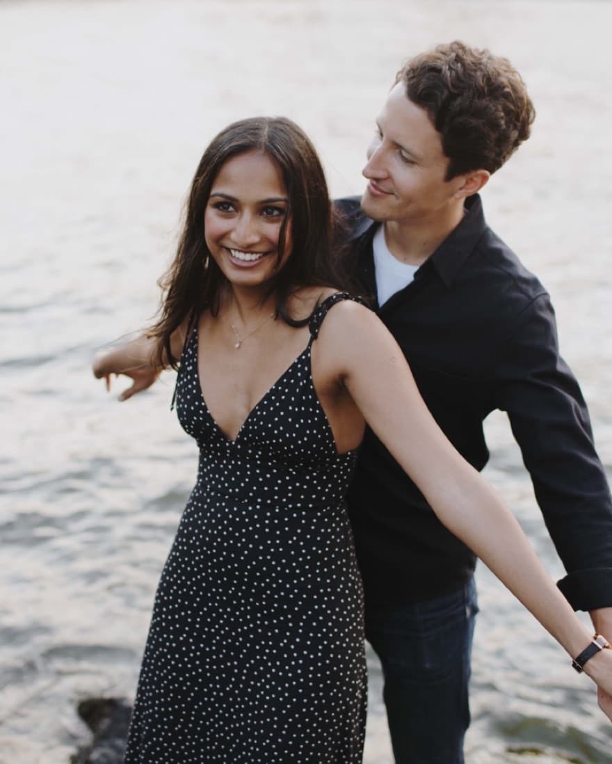 Reformation Black & White Polka Dot Dres - Image 2
