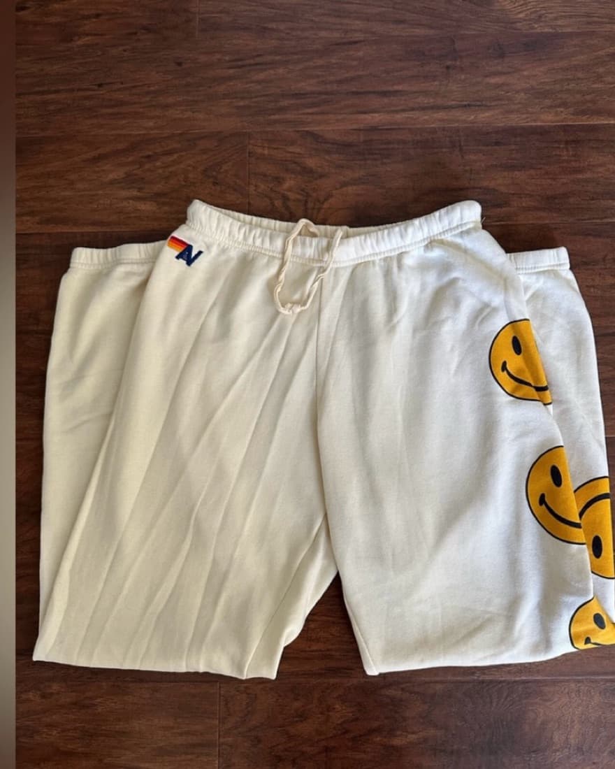 Aviator Nation Smiley Sweatpants - Image 1