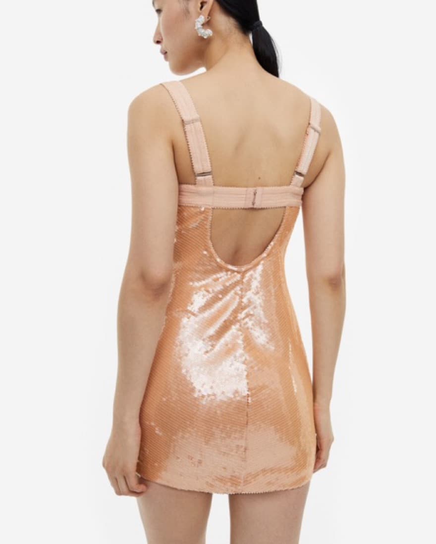  Sequined Mini Dress - Image 3