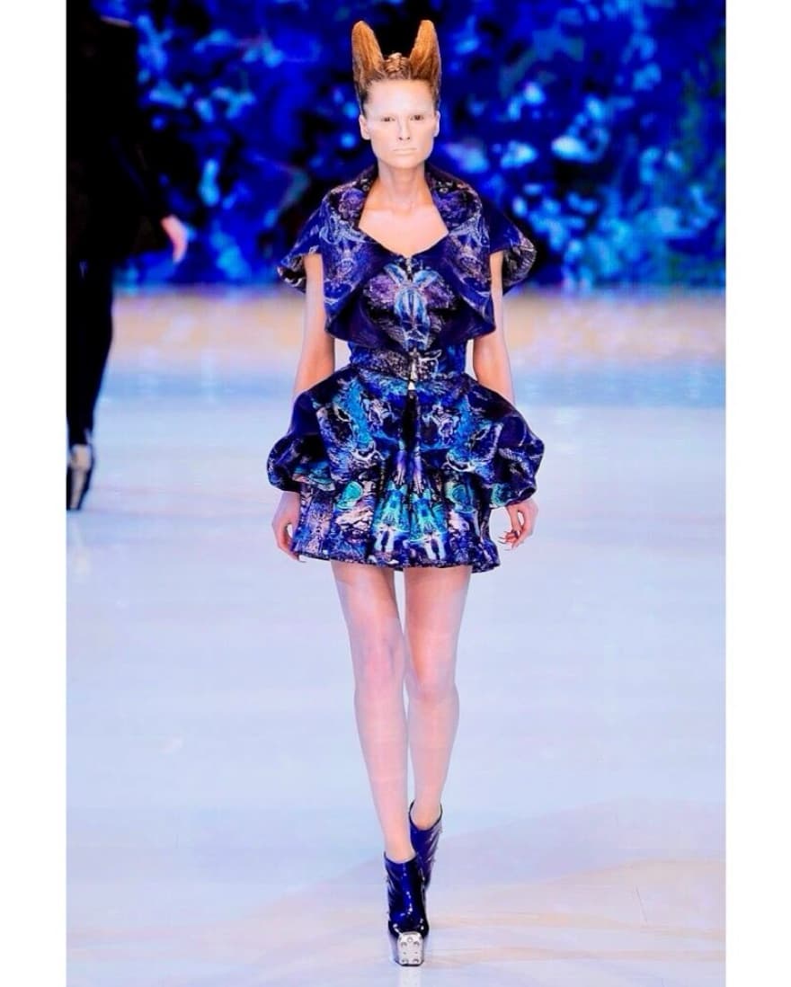 RARE Important McQueen Racerback Dress - Image 6
