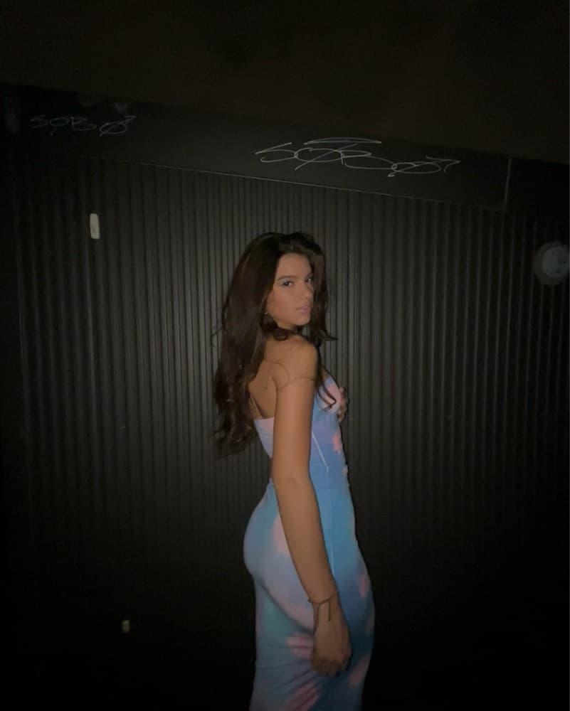 Dana Foley Tie Dye Tube Dress - Image 3
