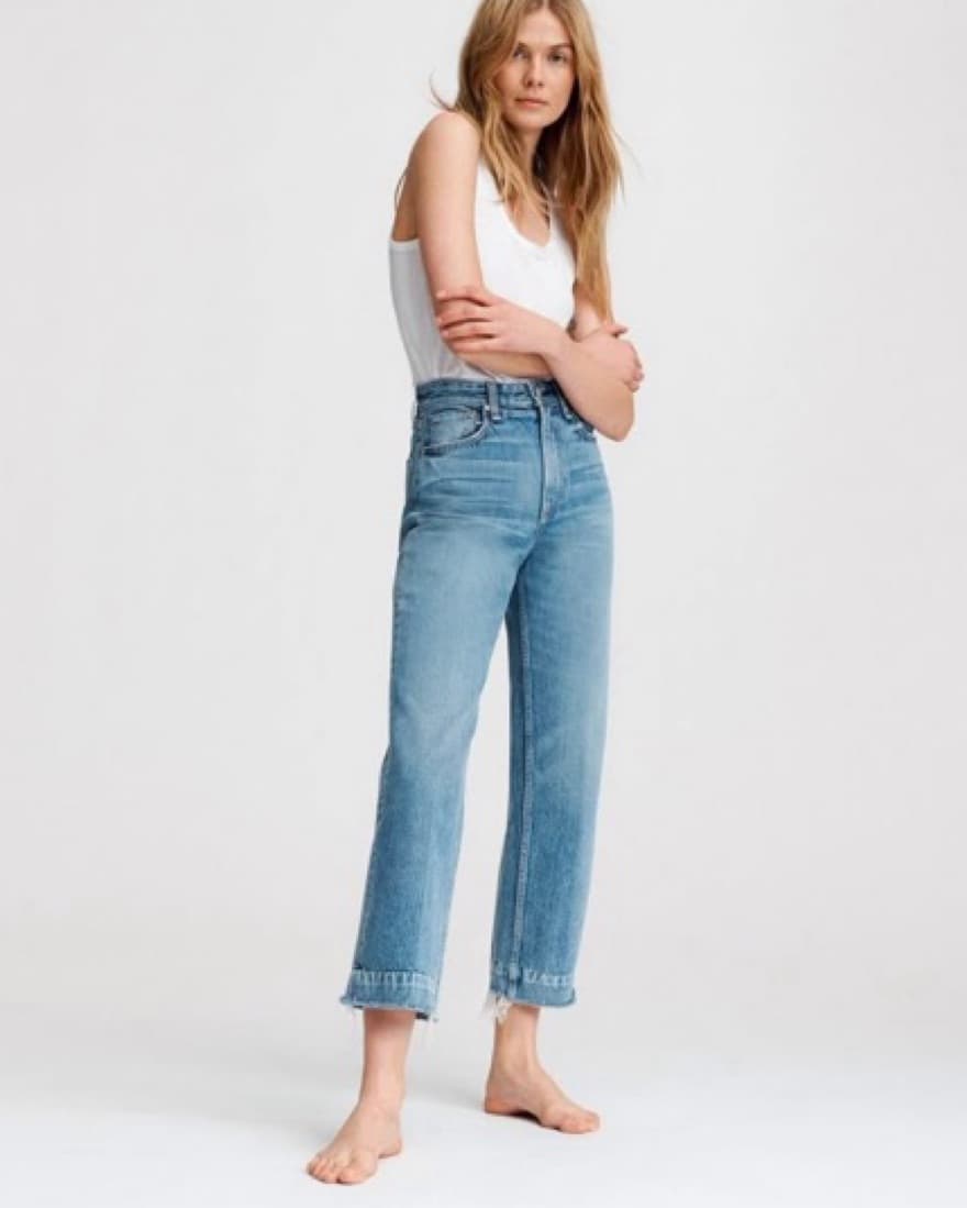 Rag & Bone Ruth Super High Rise Straight - Image 1