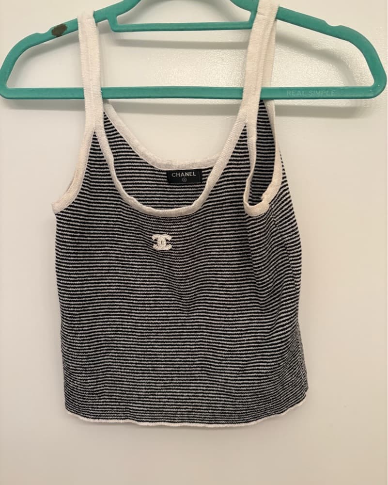 Classic Striped Chanel Tank - Image 1