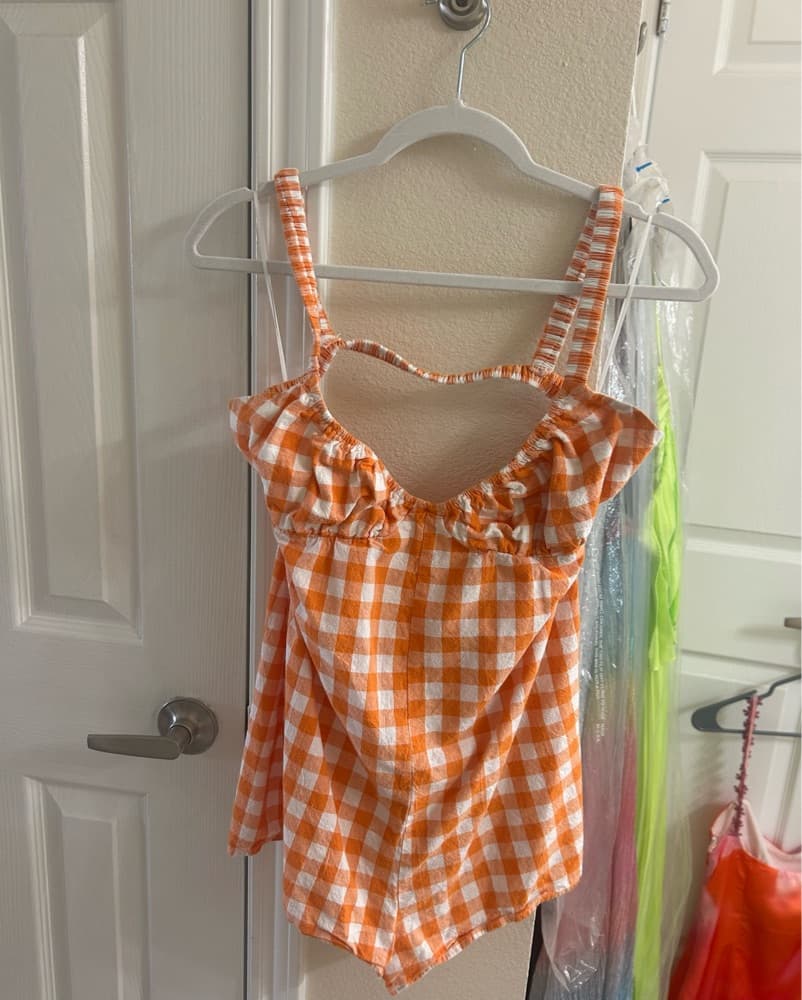 Princess Polly Gingham Romper  - Image 2