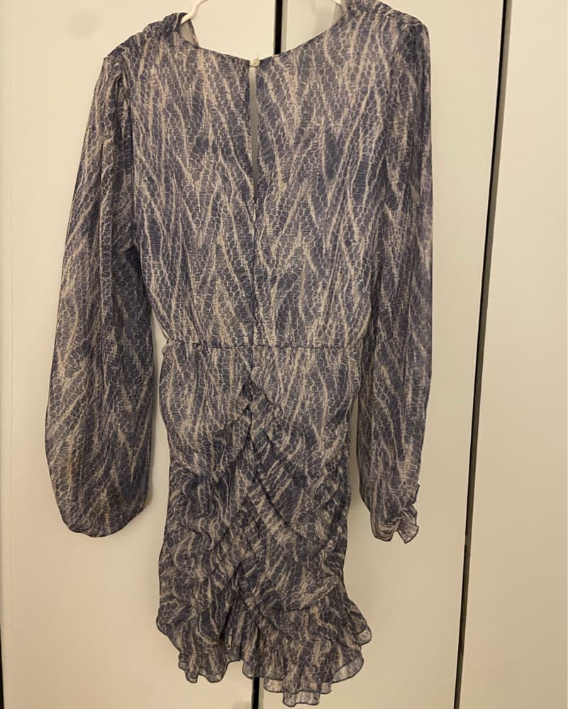 Captivating Ruffle Wrap Dress - Image 1