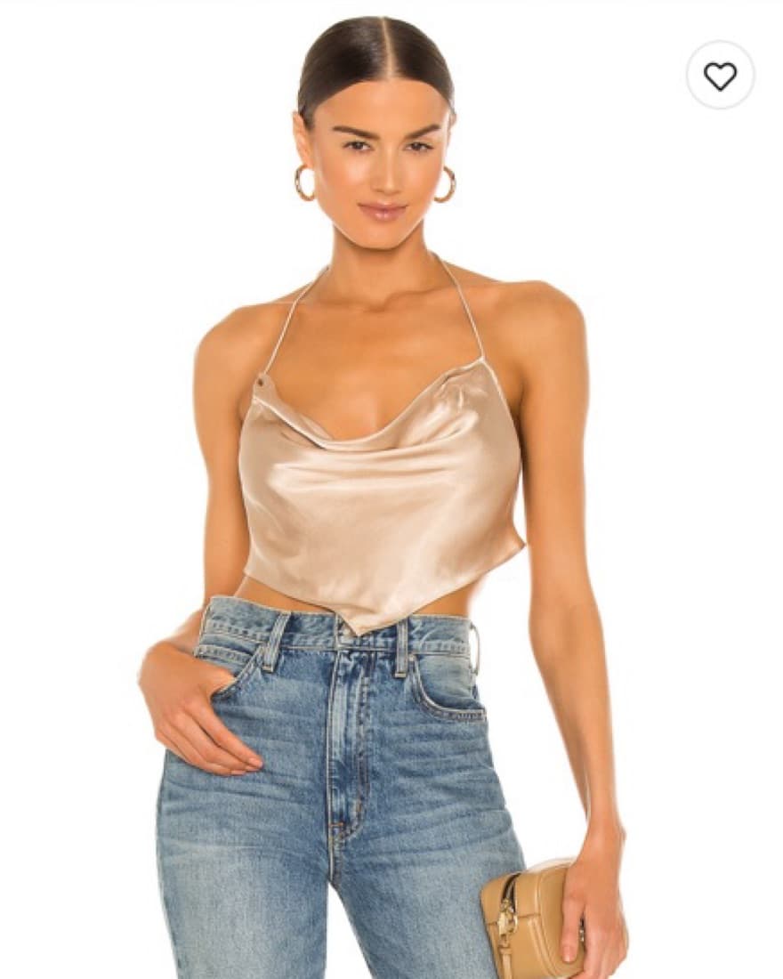 Silk Halter Scarf Top - Image 3