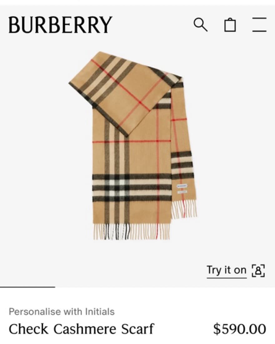 Burberry Scarf - Image 1