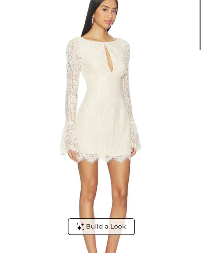Tularosa Lace Mini Dress - Bridal! - Image 2