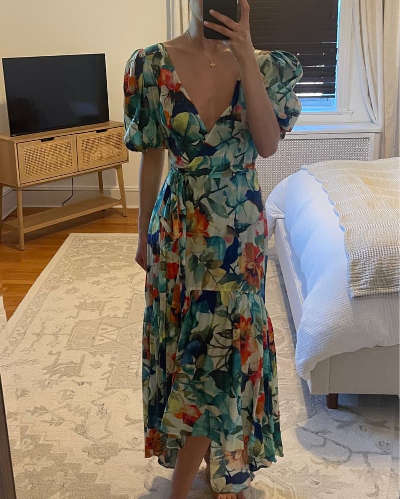 Parker Floral Midi Dress - Image 3