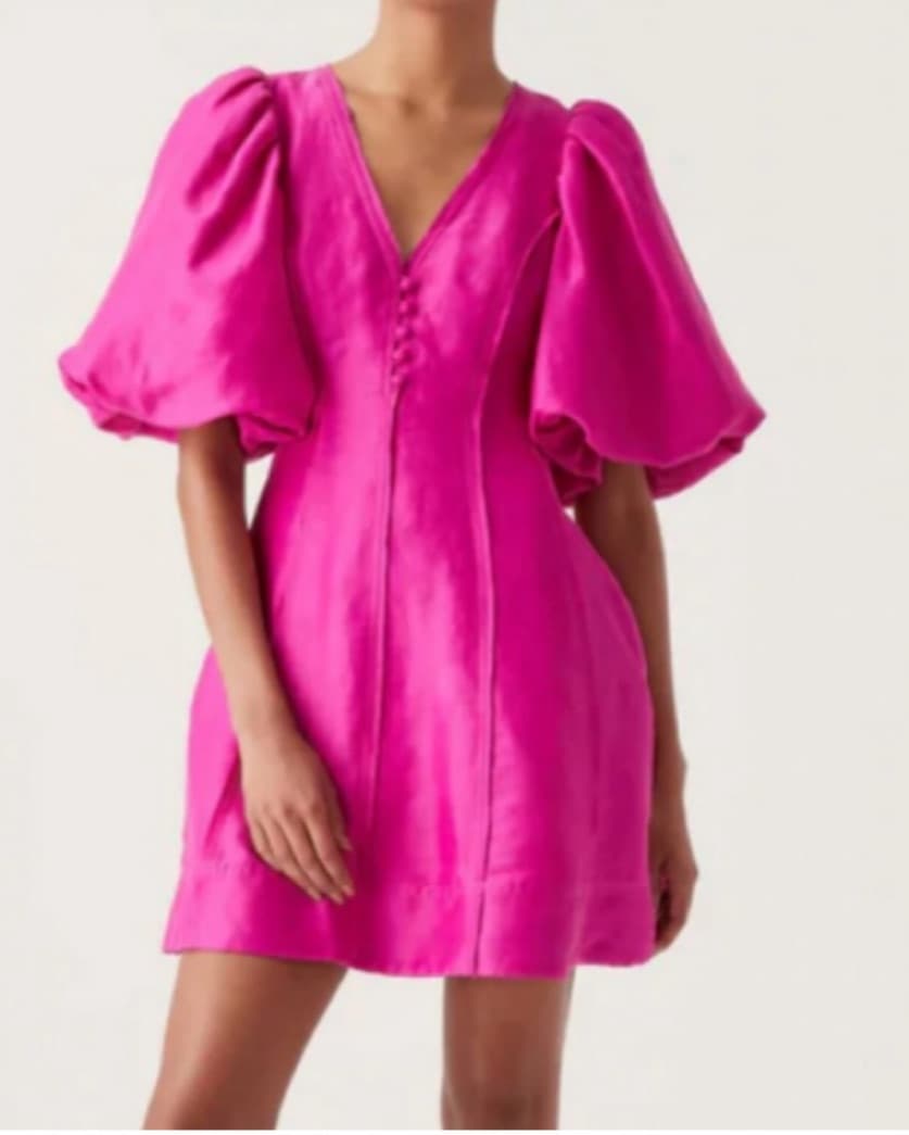 Aje Dusk Puff Sleeve mini  - Image 1