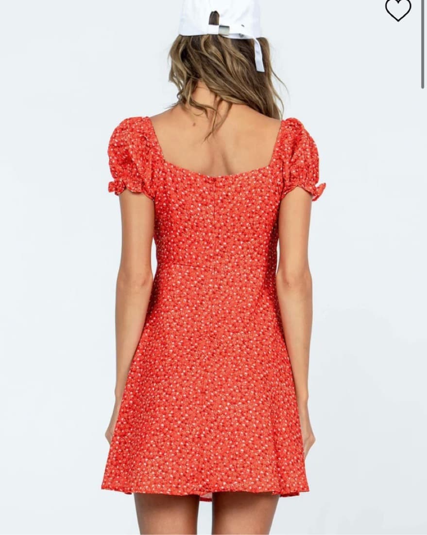 Princess Polly Baily Mini Dress Red - Image 1