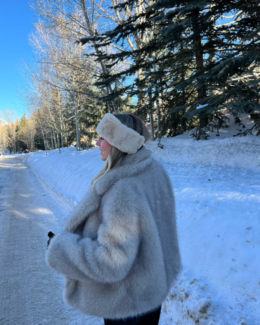 Zara Faux Fur Jacket - Image 4