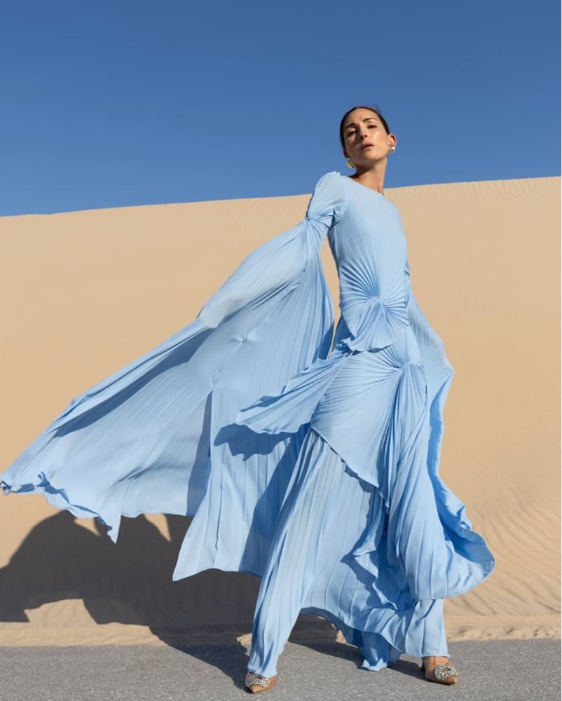 Waterfall Dress Floorlength  - Image 1