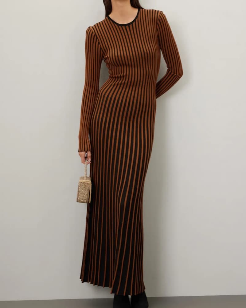 Staud Maxi Knit Dress - Image 1