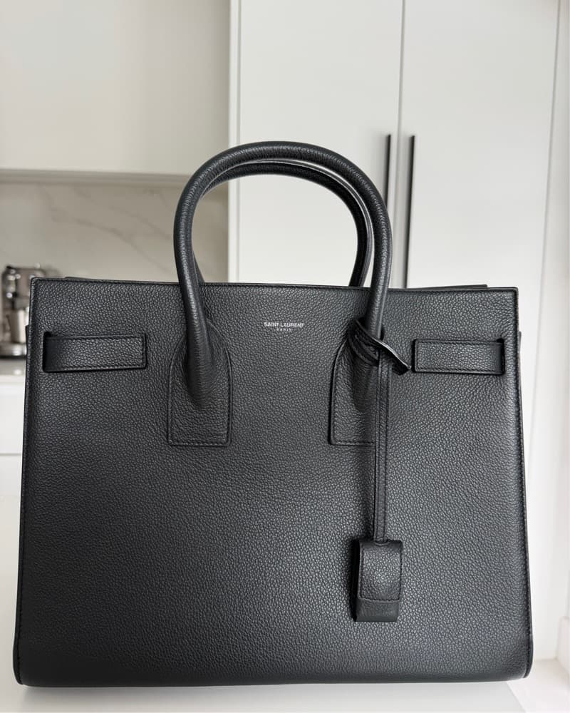 Saint Laurent Sac de Jour Leather Tote - Image 1