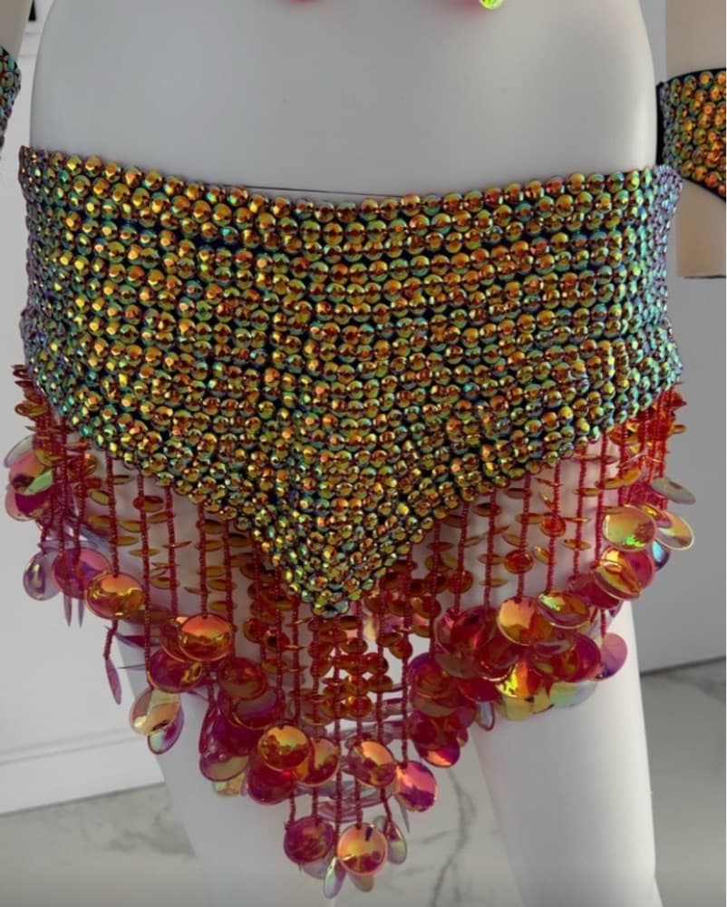 Colorful 5-pc Beaded Set Festival Samba - Image 4