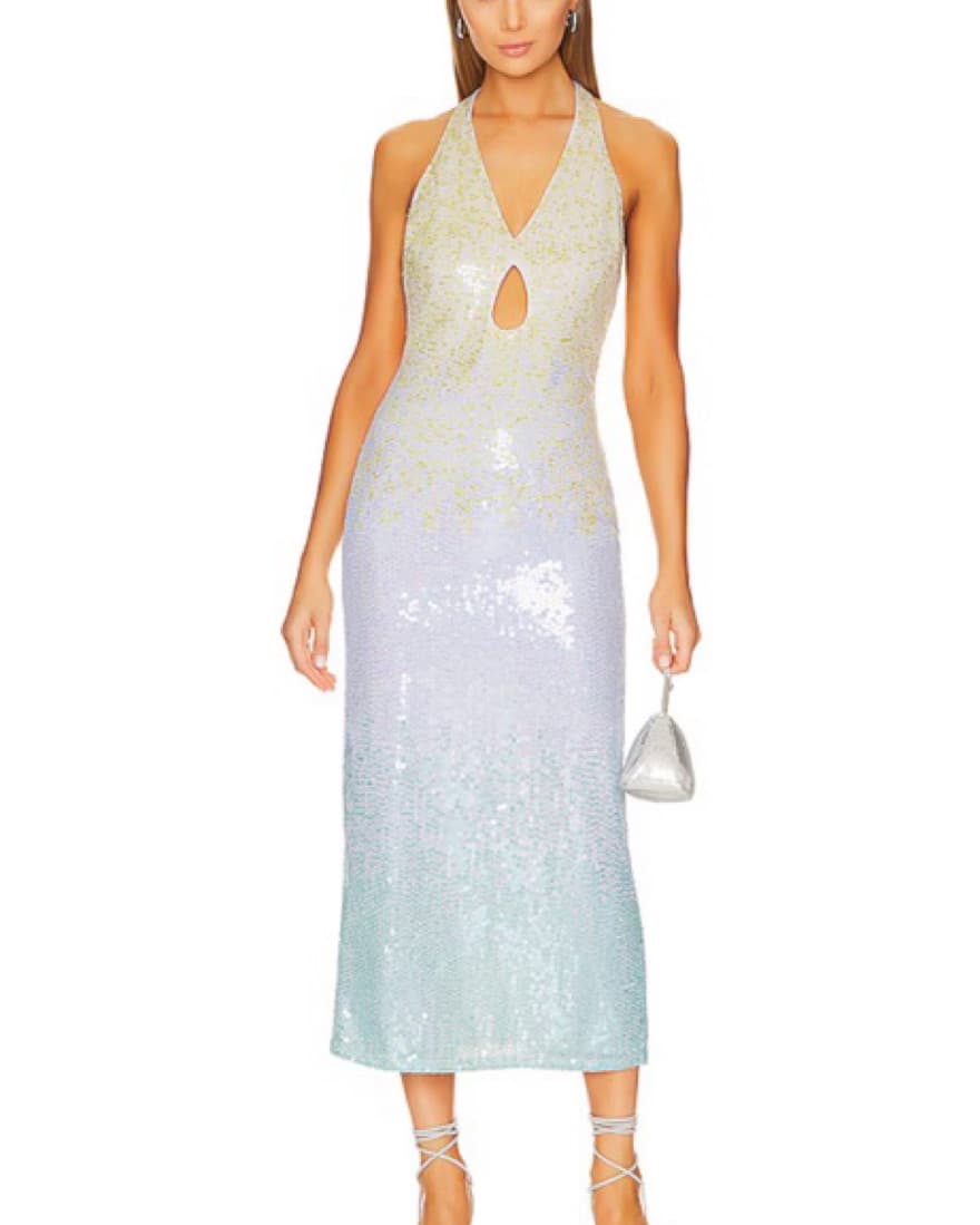 Yaura Kitan Dress in Ombre Sequin S - Image 1
