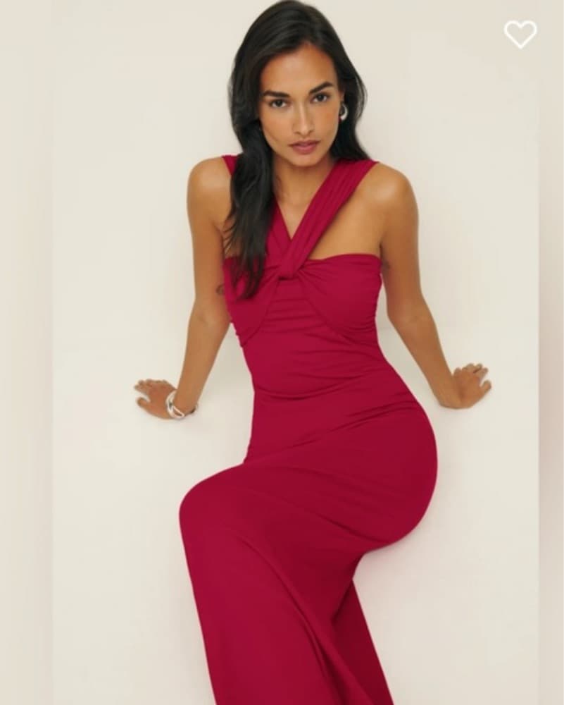 Red Reformation Formal Dress - Image 2