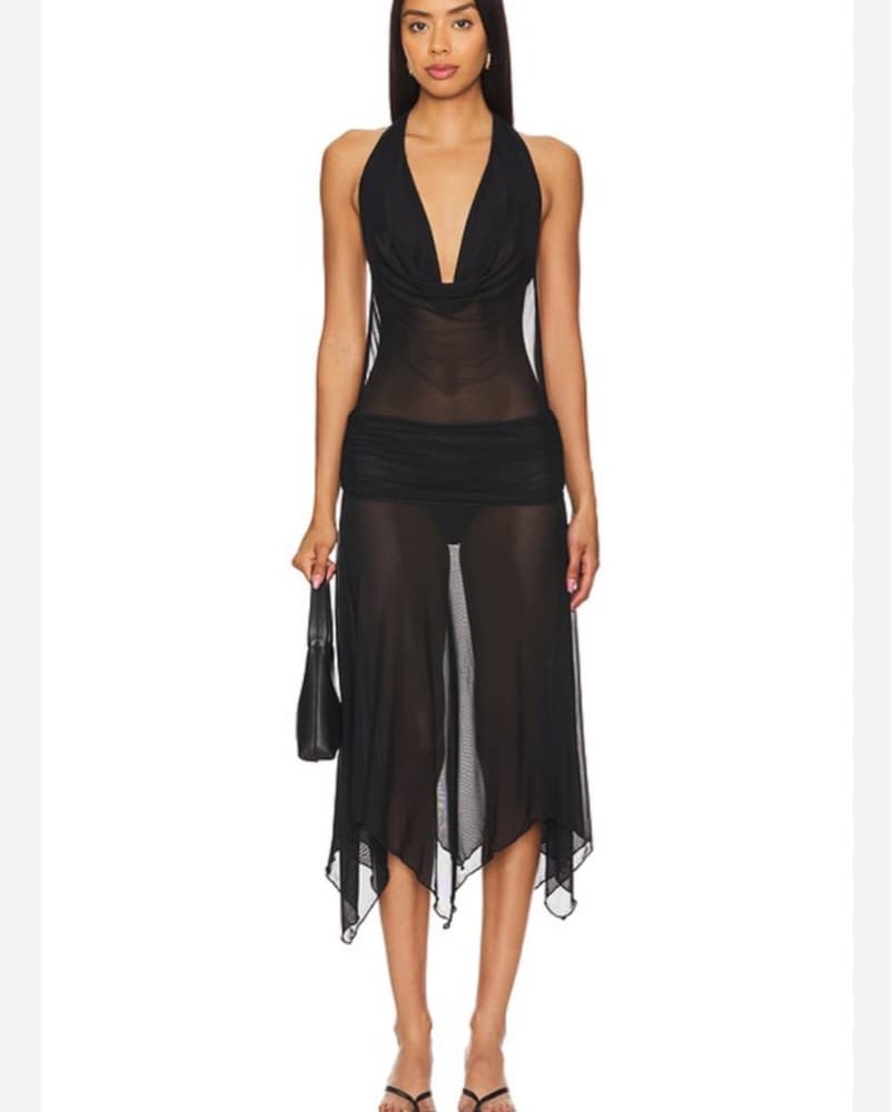 Superdown Mesh Dress - Image 1