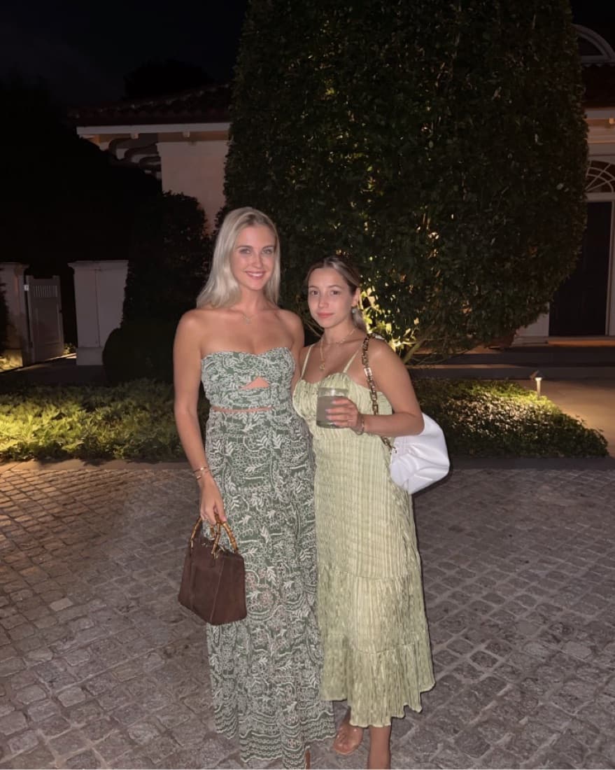 Green Two Piece Dress - Image 2
