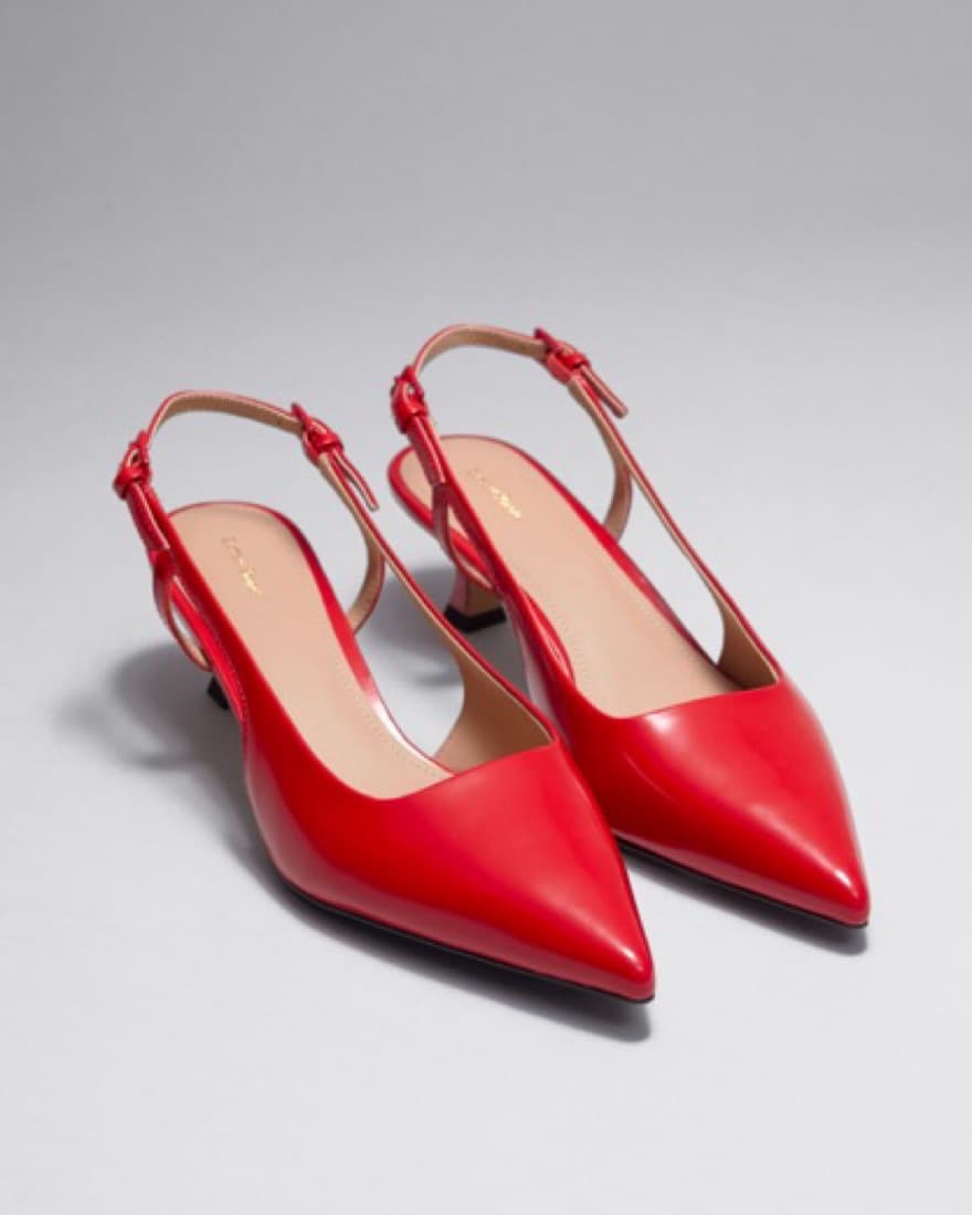 & Other Stories Red Kitten Heel - Image 2